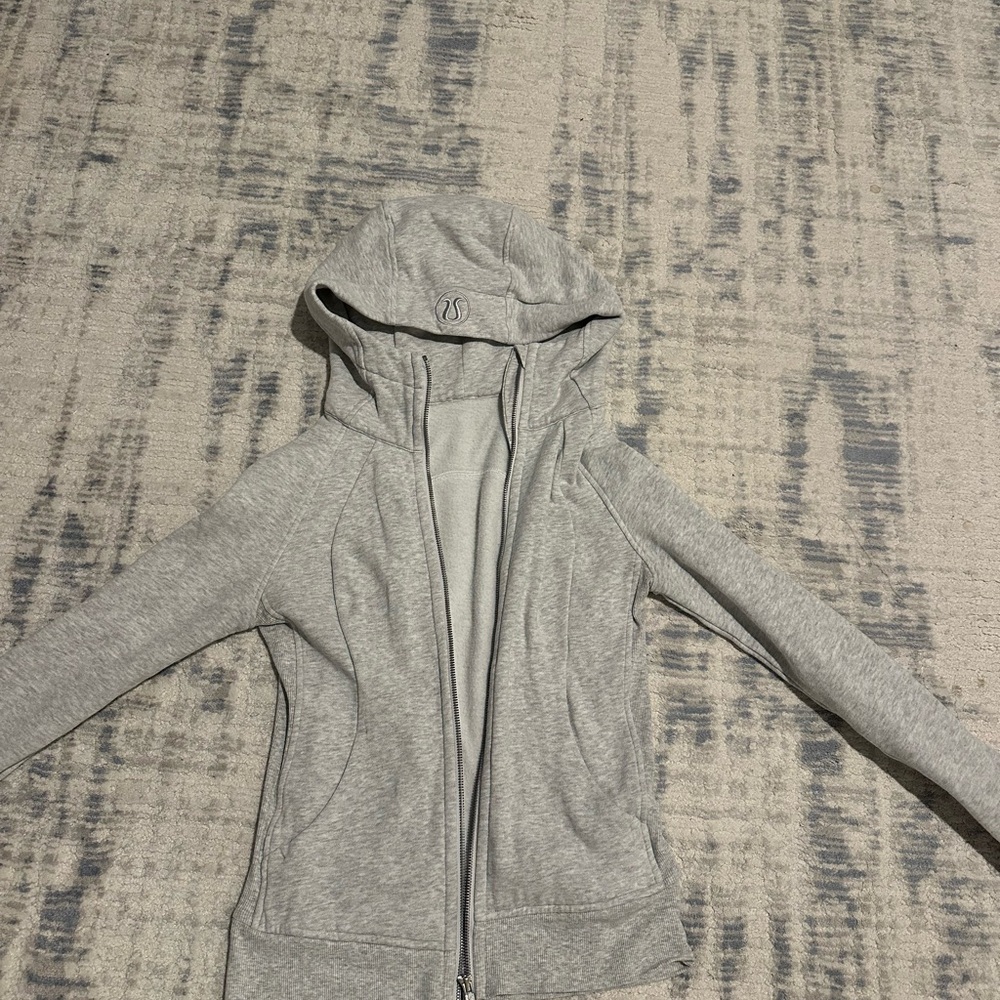 Gray Hooded Women's Jacket
